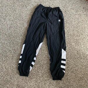 Adidas Men's Black Joggers-tracksuits